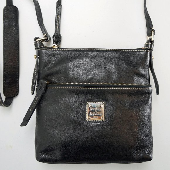 Dooney and Bourke Crossbody Bag, Black Purse, Shoulder Strap - Picture 2 of 12